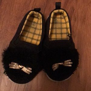 Black toddler shoes size 6
